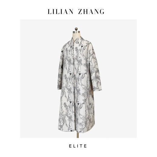 定制一“Vintage Fashion”—“佳人挚爱”一中古A摆中长风衣 2406012 商品图0