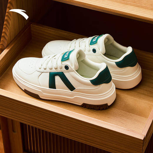 安踏A道丨低帮板鞋男冬季小白鞋运动鞋男鞋112448023 商品图0