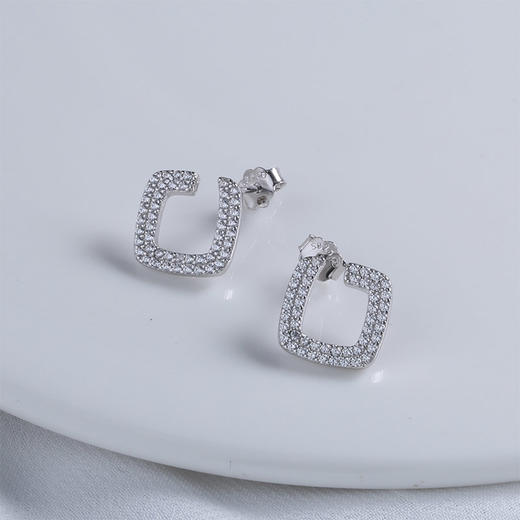 【宏艺珠宝】星芒璀璨·银s925耳饰 商品图0