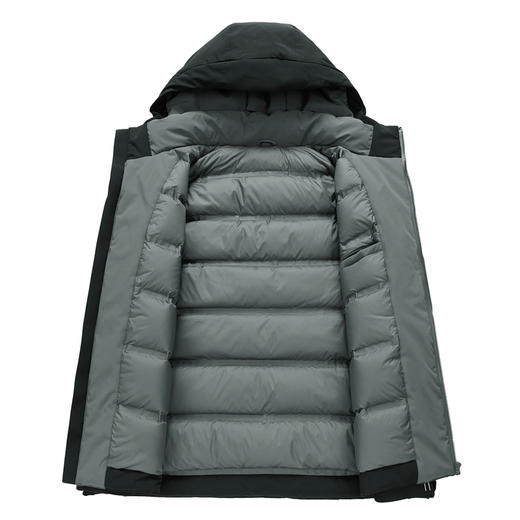 【新款DTH】大依优型大码男装连帽羽绒服保暖外套鸭绒冬季上衣男士加肥加大 商品图1