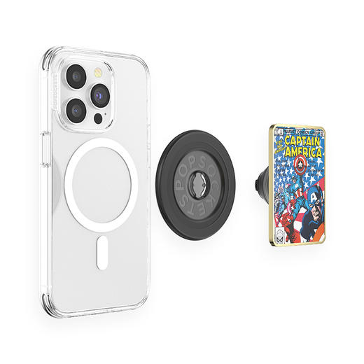 【美国队长】MAGSAFE磁吸手机气囊支架 Round圆啪嗒系列 复古美队·MagSafe圆啪嗒 商品图2