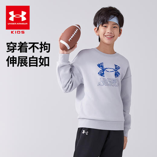 【130-170】Under Armour安德玛男女童【加绒】套头卫衣 244103110 商品图2