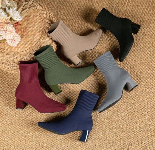Rerejoy秋季靴子专场 | 飞织、皮靴4款可选，显高高高、显瘦瘦瘦，不挑腿型 商品图4