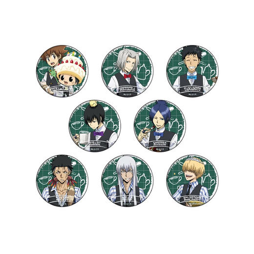 A3 家庭教师 咖啡店ver 徽章 盲抽单个装（一盒8入）AAAC4582793470360 商品图0