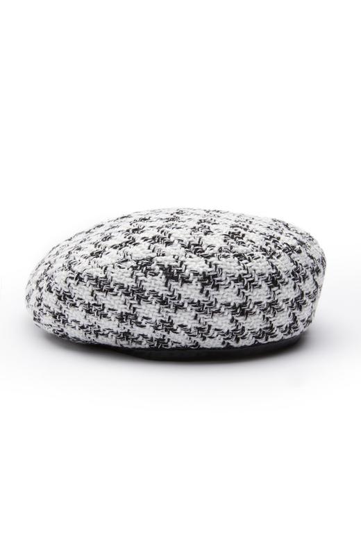 OCTAVIA 黑白编织贝雷帽 5686 商品图1