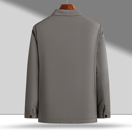 罗蒙秋冬男装纯色白鸭绒男士羽绒服商务休闲羽绒服男百搭保暖舒适男士外套 商品图5