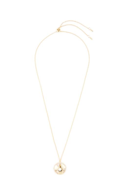 OUDAL奥黛儿 哑铃片锆石项链 5773 商品图1