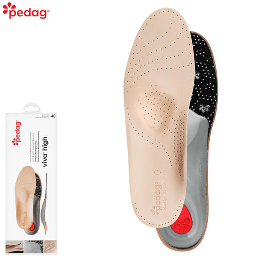 德国pedag牛 皮活性炭底托护理高弓足鞋垫189 商品图1