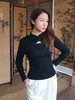 逸红颜明月优选 ##古风针织旗袍领上衣【宛清扬】,有美一人,清扬婉兮 商品缩略图10