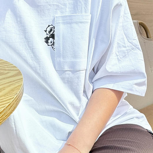 【人文之宝】父与子系列T恤（白色口袋款） 商品图3