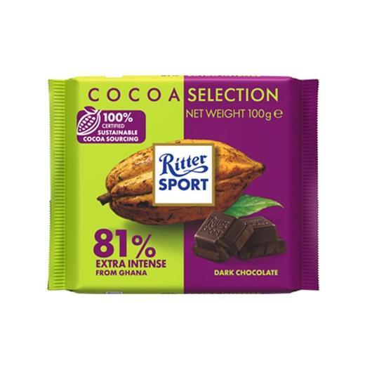 瑞特滋 加纳系列81%特浓黑巧克力 100g/块 商品图0