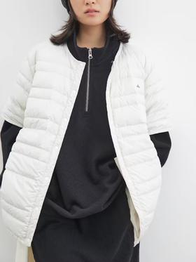 步履不停/4C26001C/轻薄羽绒服叠穿短袖半袖羽绒