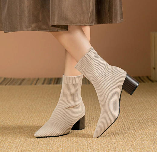 Rerejoy秋季靴子专场 | 飞织、皮靴4款可选，显高高高、显瘦瘦瘦，不挑腿型 商品图2