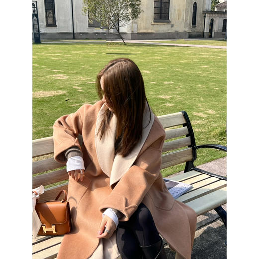 25特价 2411202    驼绒 双面大衣 商品图6