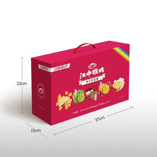 江中猴姑 彩虹饼干礼盒装720g 商品图0