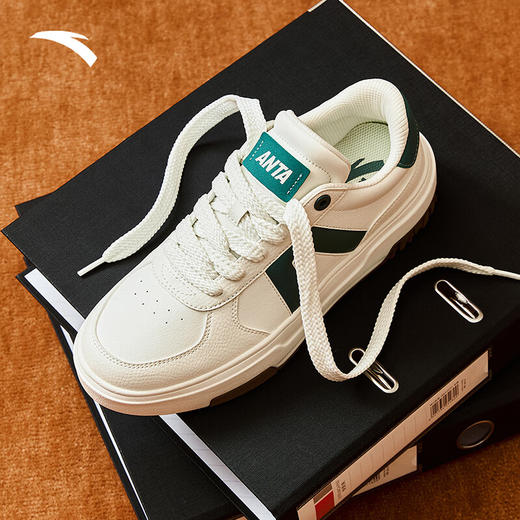 安踏A道丨低帮板鞋男冬季小白鞋运动鞋男鞋112448023 商品图2