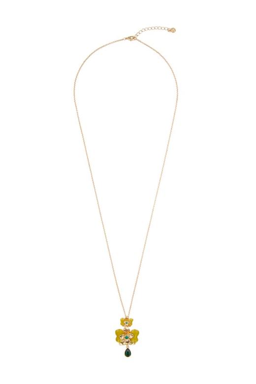 DEDE迪迪 蝶恋花水滴造型项链 5309 商品图1