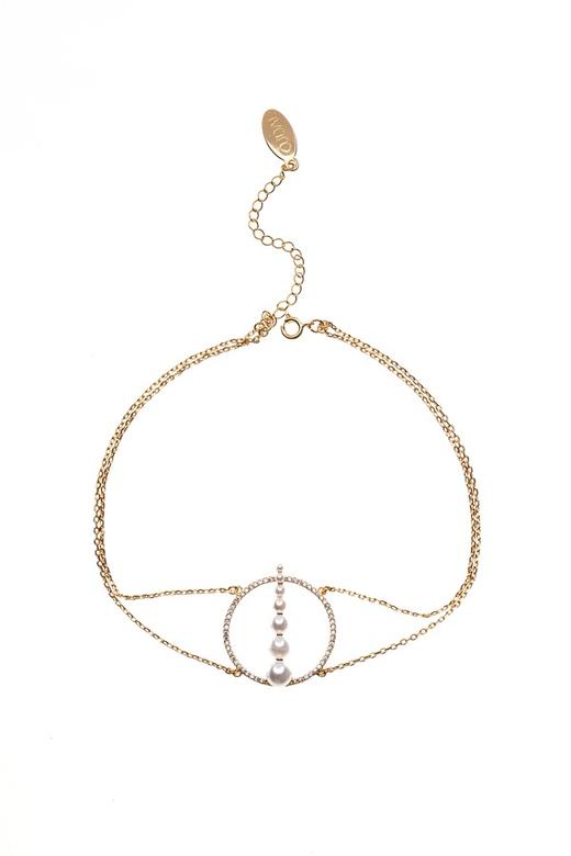 OUDAL奥黛儿 几何珍珠锆石项链 4497 商品图2