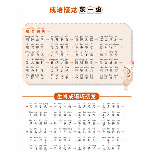 《名师帮你学语文·小学生成语接龙500条》 《名师帮你学语文·小学生成语游戏500条》（共2册） 商品图10
