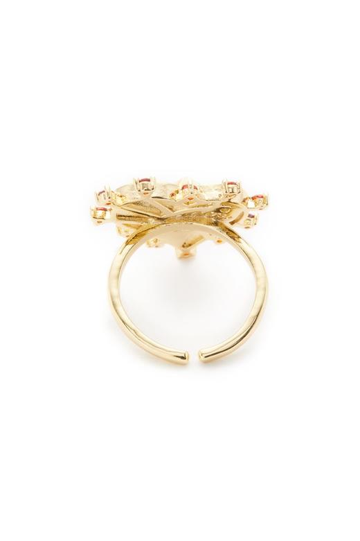 OUDAL奥黛儿 红色爱心开口戒指 5776 商品图2