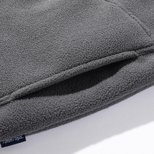 【加绒加厚】罗蒙秋冬摇粒绒外套男针织开衫外套男加绒外套男士外套抓绒衣 商品图12