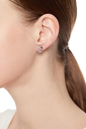 OCTAVIA 几何锆石个性耳环 6339