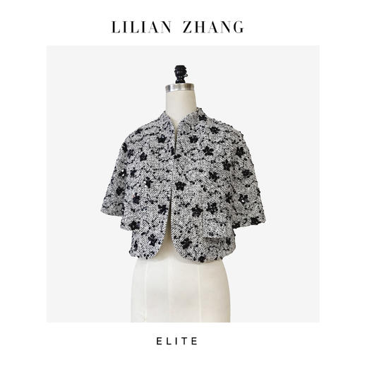 E-“定制”—「东方意蕴」——“中式老钱”——衣橱挚爱刺绣短斗篷 2405019 商品图2
