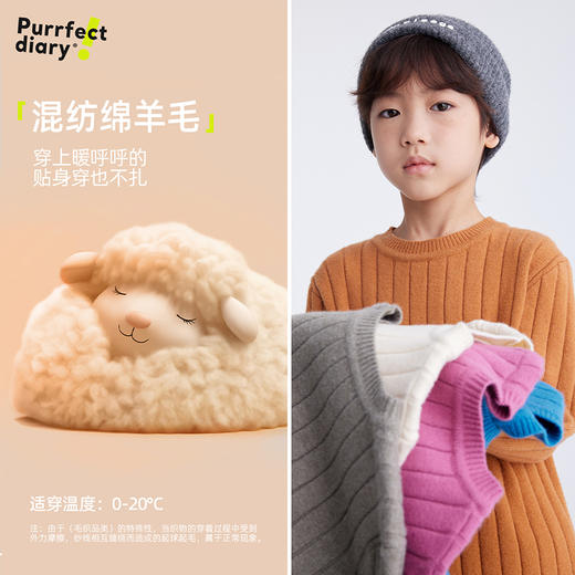 fx-儿童百搭纯色打底毛衣 PDMY2417 商品图4