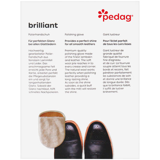 德国pedag羊毛皮套抛光手套819 商品图9