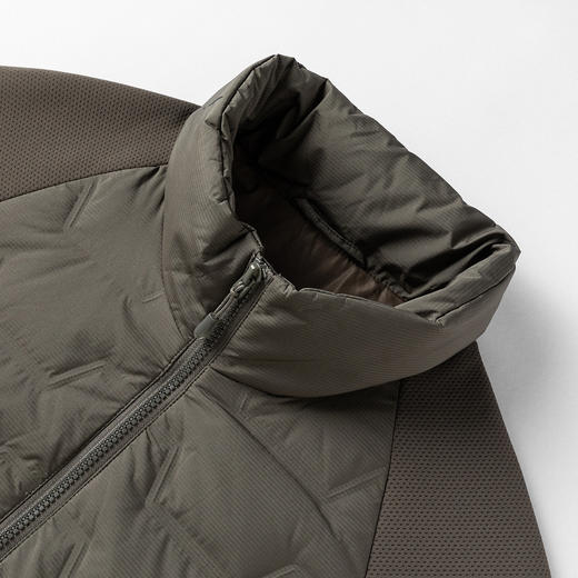 罗蒙秋冬保暖舒适鸭绒男士羽绒服时尚拼接连帽羽绒服男立领百搭男士外套 商品图6