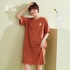 3部顶瓜瓜汗布圆领女士短袖睡裙DJJWX-ANP23016 商品缩略图0