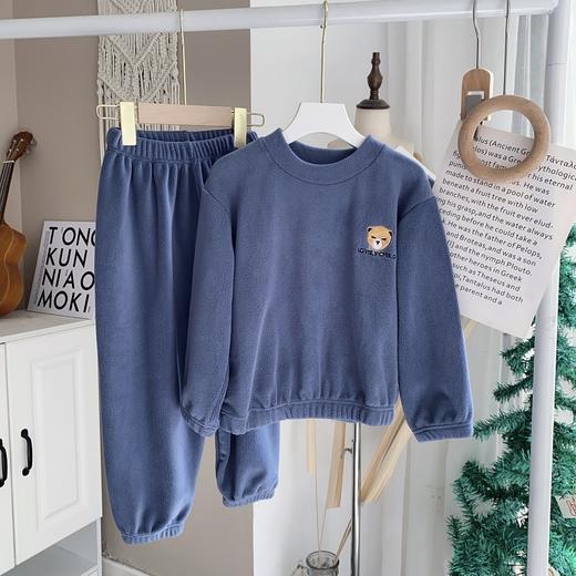 【索菲文奥粒绒儿童家居服套装】🌟双面加厚，软软糯糯⚠️商场大几百的品质！男女宝同款，🤗宝贝的冬天保暖神器🔥 商品图1