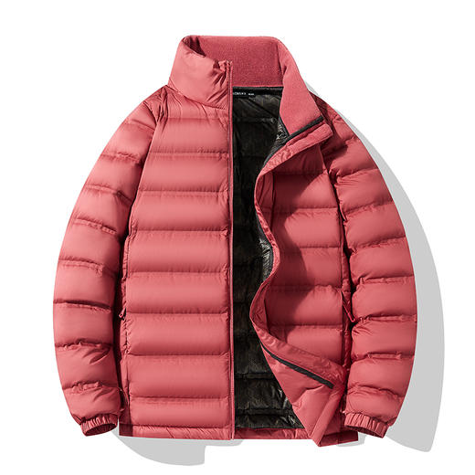 幸运鹿 时尚轻薄排骨羽绒服石墨烯科技锁温 情侣款9623168-69羽绒服 商品图9