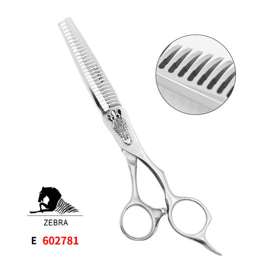 ZEBRA斑马平齿型设计无痕牙剪 6.0寸去量10-15%  E602781 商品图0