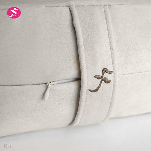 一梵瑜伽抱枕麂皮绒再生海绵长形枕抱枕  70x28x14cm/个 商品图7