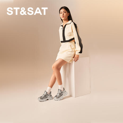 星期六街头酷感厚底运动老爹鞋SSC4112N06 商品图1