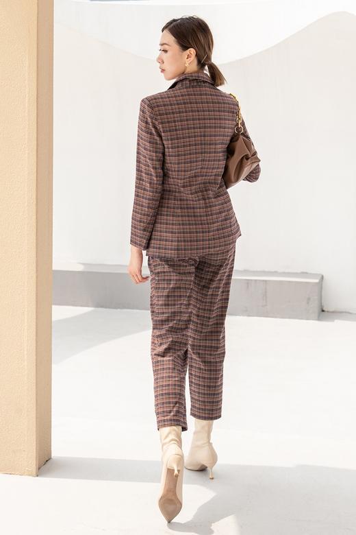 ESTELLICA 英伦风格纹西装九分裤套装 14369 商品图3