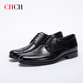 CHCH平衡鞋系带牛皮革正装商务男鞋CM2A1051