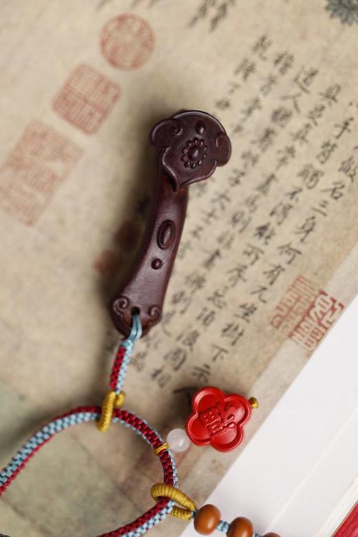 小叶紫檀【称心 · 如意】钥匙扣挂件 商品图7