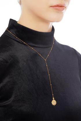 OUDAL奥黛儿 齿轮边浮雕金币项链 4983