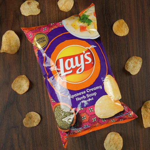 乐事 日式香草浓汤味薯片 184.2g/包 商品图2