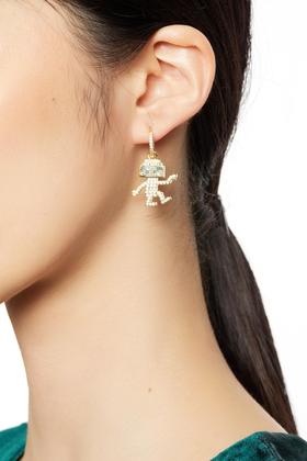 OUDAL奥黛儿 机器人不对称耳环 5765