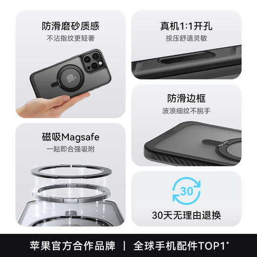 【摄影版】支点壳摄影键全包360旋转支架壳适用iPhone16苹果手机 A90H1 商品图5