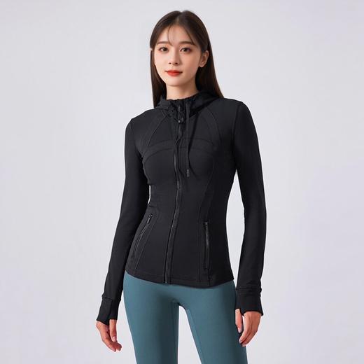 【买一赠一】HaWaTa瑜伽连帽紧身外套H340187 商品图8