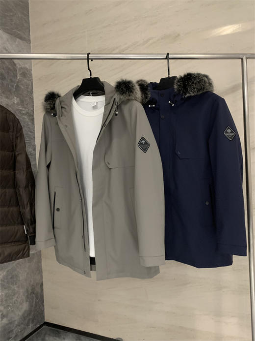 【冬装新品】品牌单撤柜!90白鸭绒!可脱卸内胆!真貉子毛领!秋冬三合一羽绒 商品图5