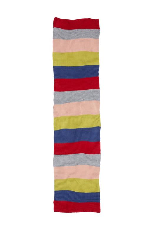 SUMMER & SAGE 条纹拼色针织围巾 4949 商品图2