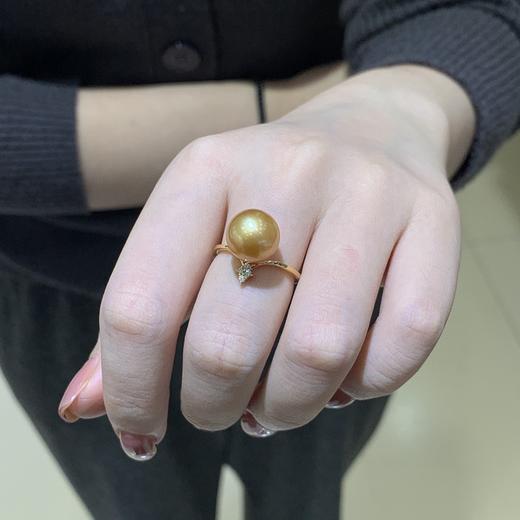 钻石菲律宾金珠戒指 10.9mm 商品图5