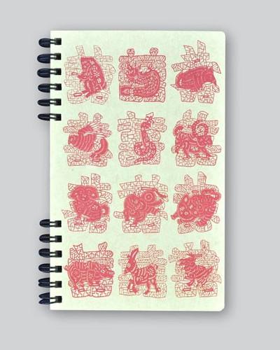 环装牛皮纸小本-剪纸《囍》 商品图0