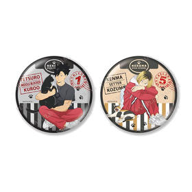 角川 排球少年 猫VER. 闪闪大徽章2个套装JCHC4546098120542