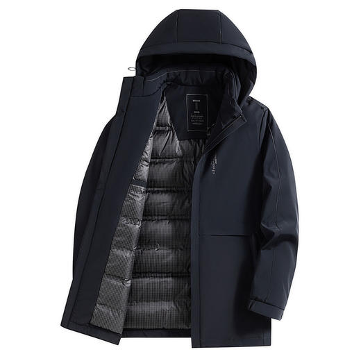 【连帽可脱卸】罗蒙秋冬男装休闲羽绒服男百搭舒适男士外套保暖男士羽绒服 商品图4